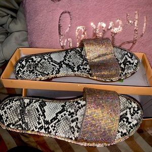 Snake skin shoes